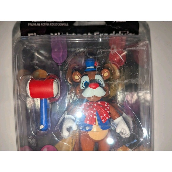 FNOF The Funko Five Nights at Freddy's Circus Freddy Action Figure And Hammer - Picture 3 of 6
